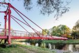 Reconstruction of the pedestrian bridge across the Ostravice River, Frýdek-Místek