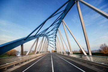 The Road Bridge over the Becva River, Troubky