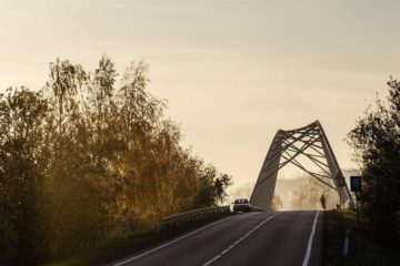 The Road Bridge over the Becva River, Troubky