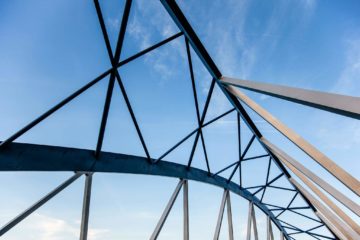 The Road Bridge over the Becva River, Troubky