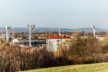 Osvětlovací stožáry sportovního areálu, Uherské Hradiště
